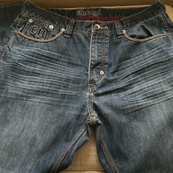 COOGI Jeans Embroidered COOGI Spellout Heritage 5 Pockets W38 L34 Urban Hip Hop - Picture 7 of 16